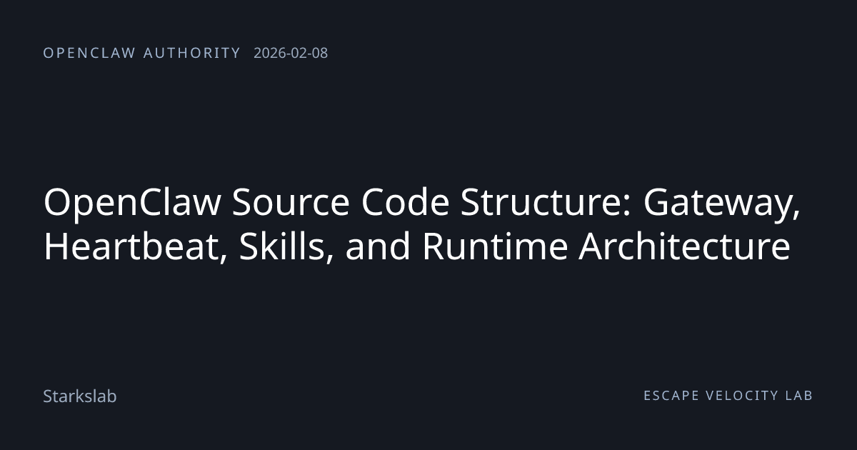 OpenClaw Source Code Structure: Gateway,... | Authority | Starkslab